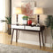 Christa Sofa Table, Espresso & White